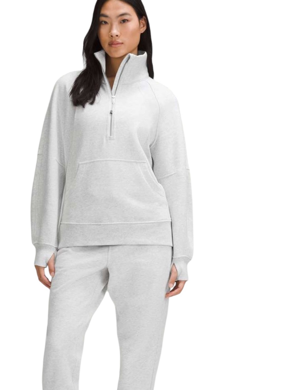 Lululemon Scuba Oversized Funnel neck Pullover 1/2 zip